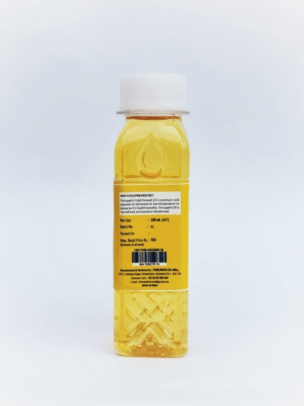 Groundnut Oil(நிலக்கடலை எண்ணெய்) -100 ML - Image 3