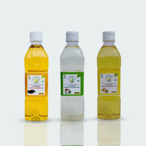 Groundnut Oil, Coconut Oil, Sesame Oil – 1 Litre Combo