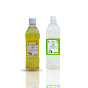 Groundnut Oil – 500 ML & Coconut Oil – 1 Litre Combo